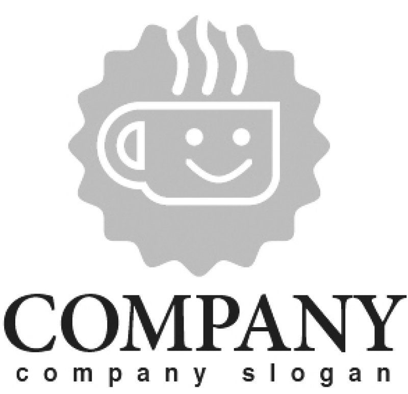 画像4: コーヒー・湯気・顔・ロゴ・マークデザイン080 (4)