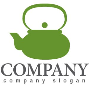 画像1: 急須・お茶・煎茶・ロゴ・マークデザイン086