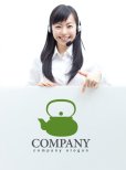 画像3: 急須・お茶・煎茶・ロゴ・マークデザイン086 (3)