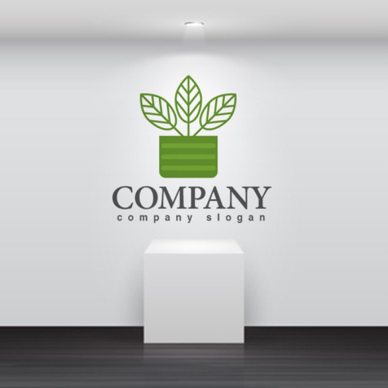 画像2: 葉・お茶・煎茶・茶碗・ロゴ・マークデザイン087 (2)