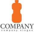 画像1: ボトル・ジュース・ロゴ・マークデザイン090 (1)