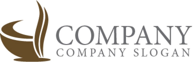 画像6: コーヒー・曲線・湯気・ロゴ・マークデザイン101 (6)