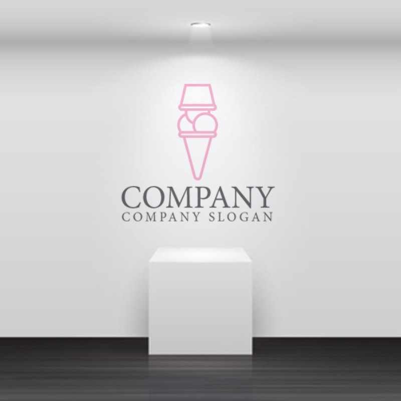 画像4: カップ・コーン・アイスクリーム・ロゴ・マークデザイン108 (4)