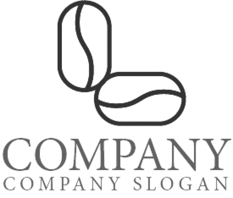 画像5: コーヒー・L・アルファベット・ロゴ・マークデザイン124 (5)