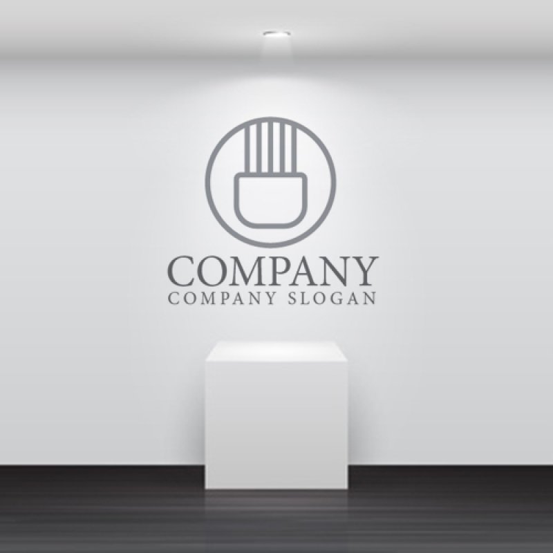 画像5: お茶・輪・湯気・ロゴ・マークデザイン136 (5)