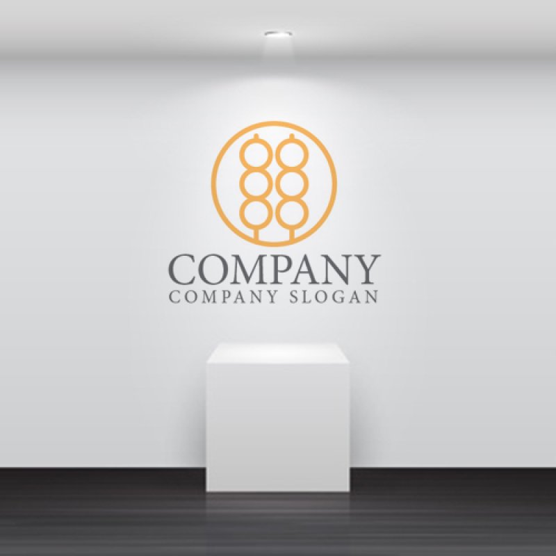 画像5: だんご・輪・お皿・ロゴ・マークデザイン137 (5)