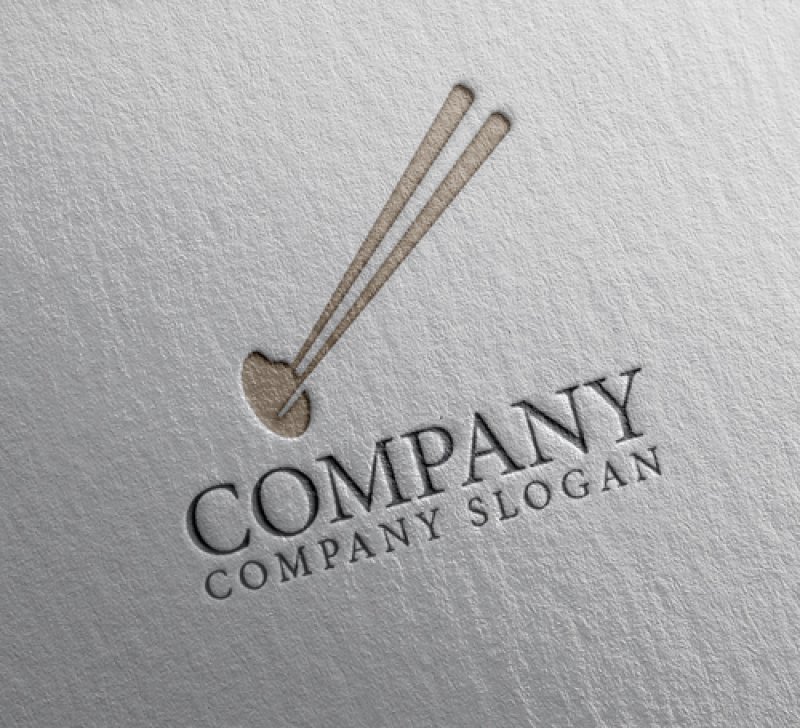 画像2: 箸・お米・ロゴ・マークデザイン142 (2)