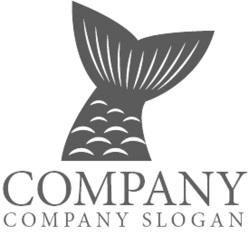 画像6: 魚・尾・ヒレ・ロゴ・マークデザイン144 (6)