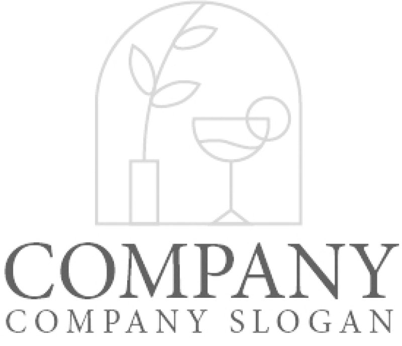 画像6: カクテル・花瓶・窓・ロゴ・マークデザイン146 (6)