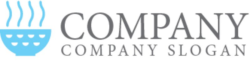 画像7: 茶碗・湯気・ロゴ・マークデザイン147 (7)