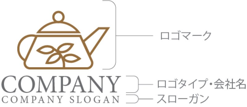 画像10: ティーポット・葉・ロゴ・マークデザイン153 (10)