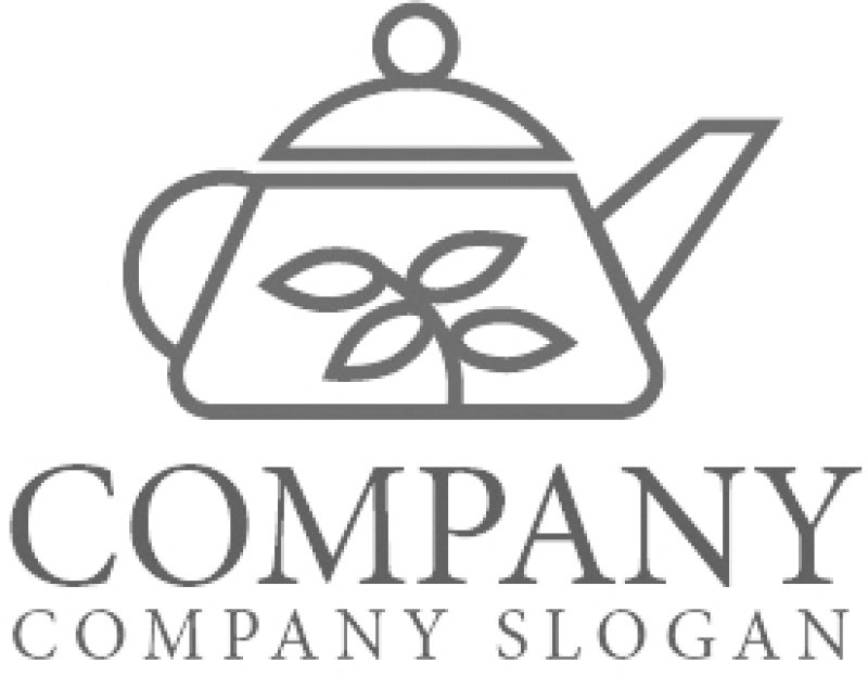 画像6: ティーポット・葉・ロゴ・マークデザイン153 (6)