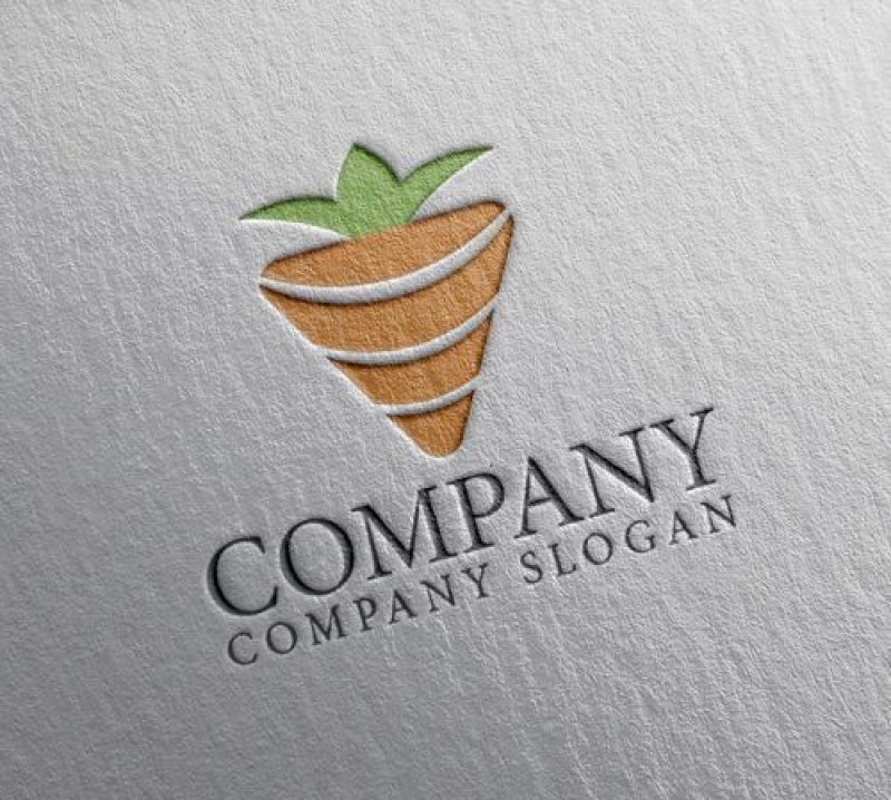 画像2: 人参・野菜・ロゴ・マークデザイン154 (2)