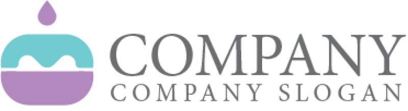 画像7: ケーキ・マカロン・ロウソク・ロゴ・マークデザイン159 (7)