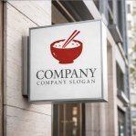 画像5: ごはん・箸・どんぶり・ロゴ・マークデザイン163 (5)