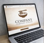 画像4: 麺・うどん・箸・ロゴ・マークデザイン164 (4)