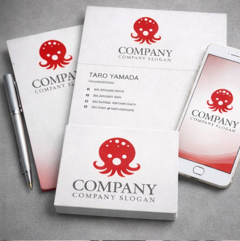 画像3: たこ・たこ焼き・ロゴ・マークデザイン165 (3)