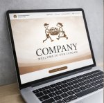 画像4: 人・野菜・かご・ロゴ・マークデザイン167 (4)