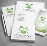 画像3: 人・子供・収穫・野菜・果物・ロゴ・マークデザイン168 (3)