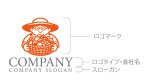 画像6: 農家・人・野菜・果物・バスケット・ロゴ・マークデザイン169 (6)