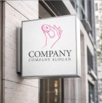 画像5: スイーツ・ドーナツ・手・ロゴ・マークデザイン170 (5)