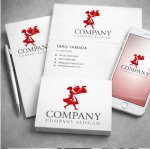 画像3: 女性・人・果物・お盆・ロゴ・マークデザイン171 (3)