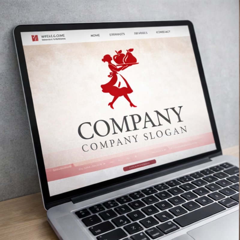 画像5: 女性・人・果物・お盆・ロゴ・マークデザイン171 (5)