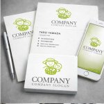 画像3: 人・親子・収穫・野菜・果物・ロゴ・マークデザイン172 (3)