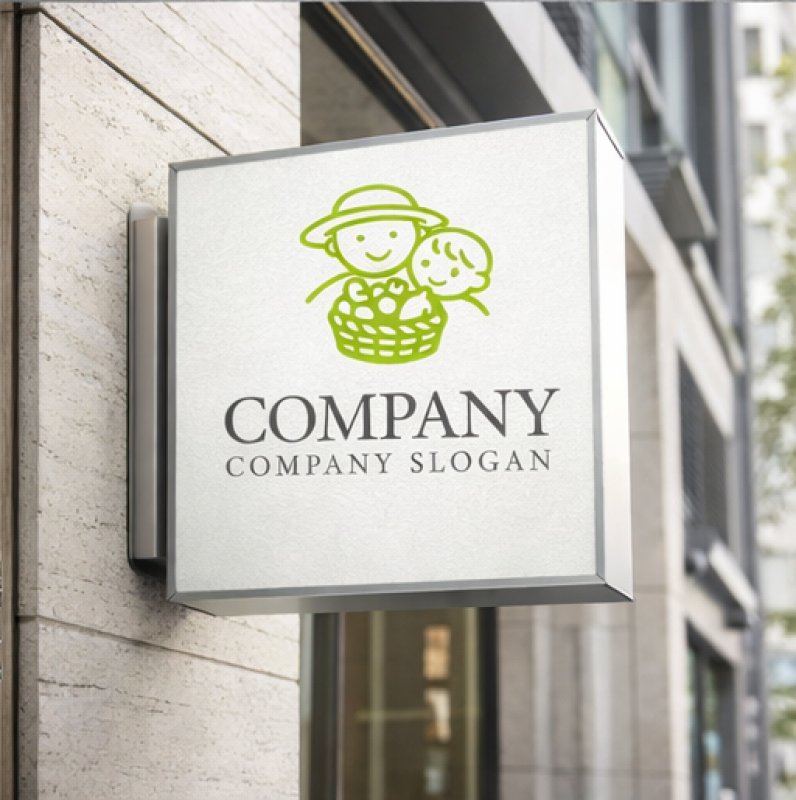 画像5: 人・親子・収穫・野菜・果物・ロゴ・マークデザイン172 (5)