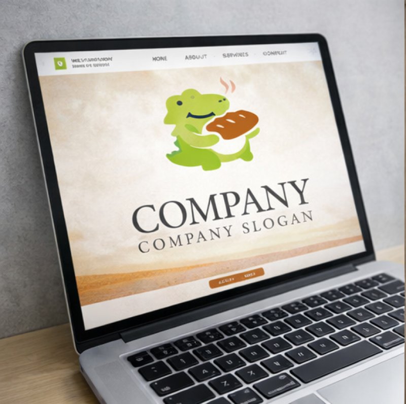 画像4: パン・ワニ・キャラ・ロゴ・マークデザイン173 (4)