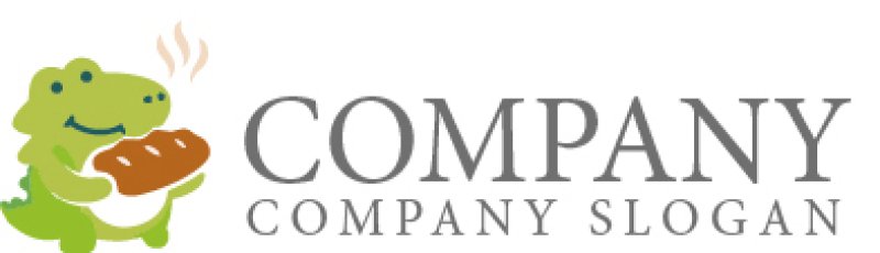 画像6: パン・ワニ・キャラ・ロゴ・マークデザイン173 (6)