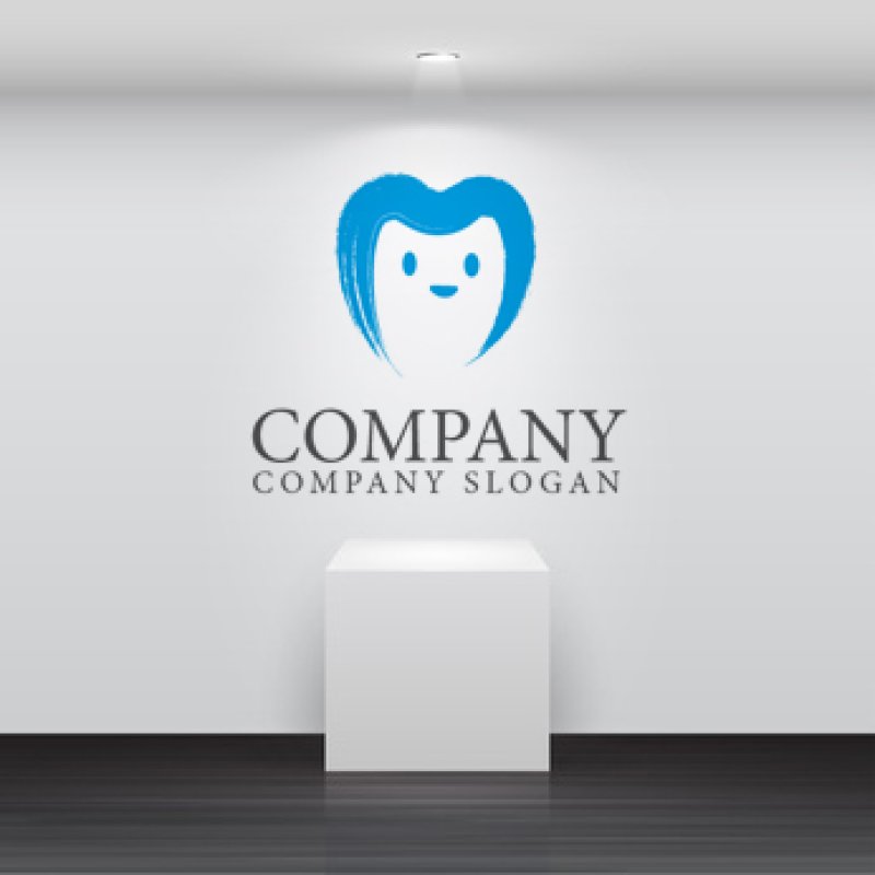 画像2: 歯・顔ロゴ・マークデザイン050 (2)