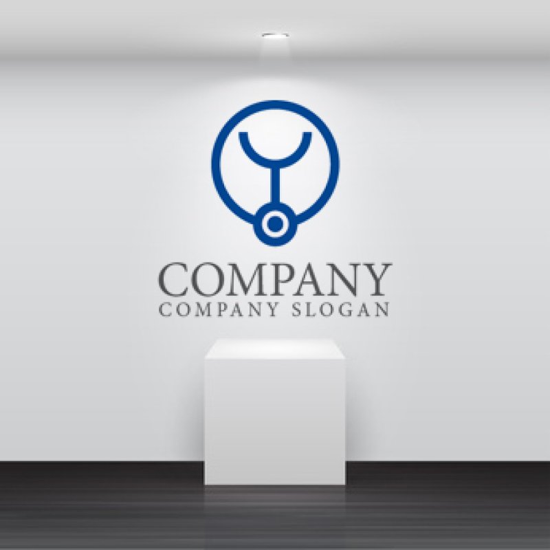 画像2: 聴診器・Y・産婦人科ロゴ・マークデザイン059 (2)