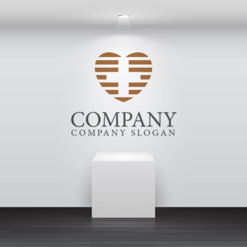 画像2: 十字・ハート・縞ロゴ・マークデザイン063 (2)