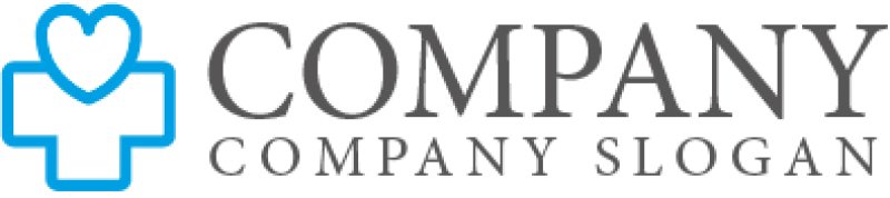 画像5: 十字・ハート・人・ロゴ・マークデザイン073 (5)