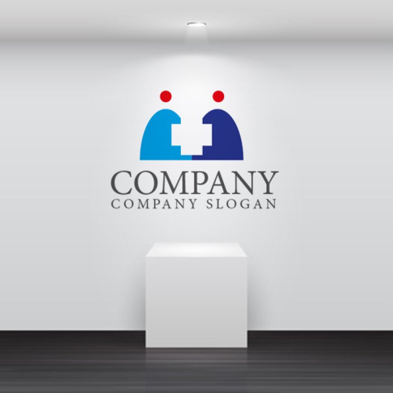 画像2: 人・十字・山・M・ロゴ・マークデザイン075 (2)