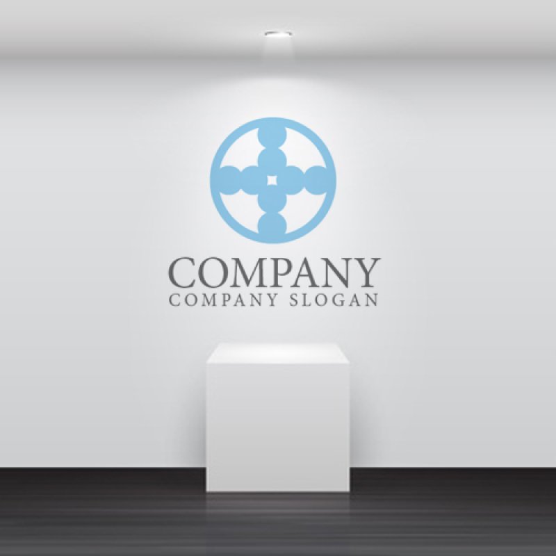 画像2: 十字・輪・花・点・ロゴ・マークデザイン086 (2)