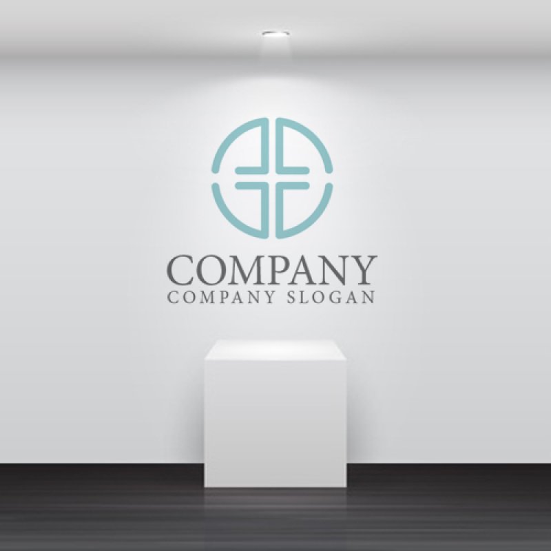 画像2: 十字・輪・D・T・ロゴ・マークデザイン091 (2)