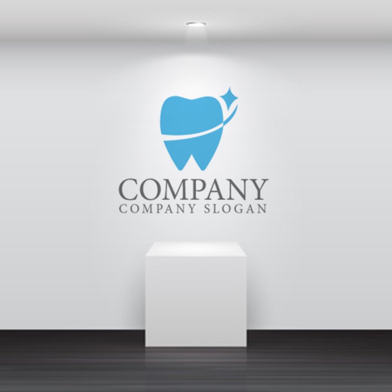 画像2: 歯・曲線・輝き・ロゴ・マークデザイン094 (2)