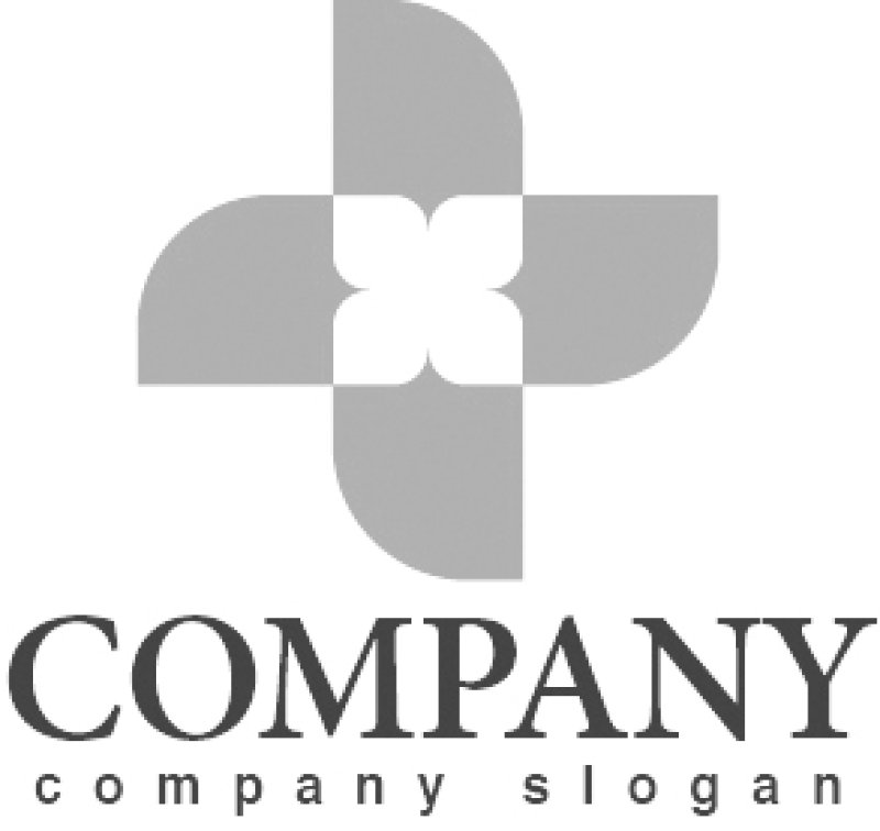 画像4: 十字・風車・四葉・ロゴ・マークデザイン104 (4)