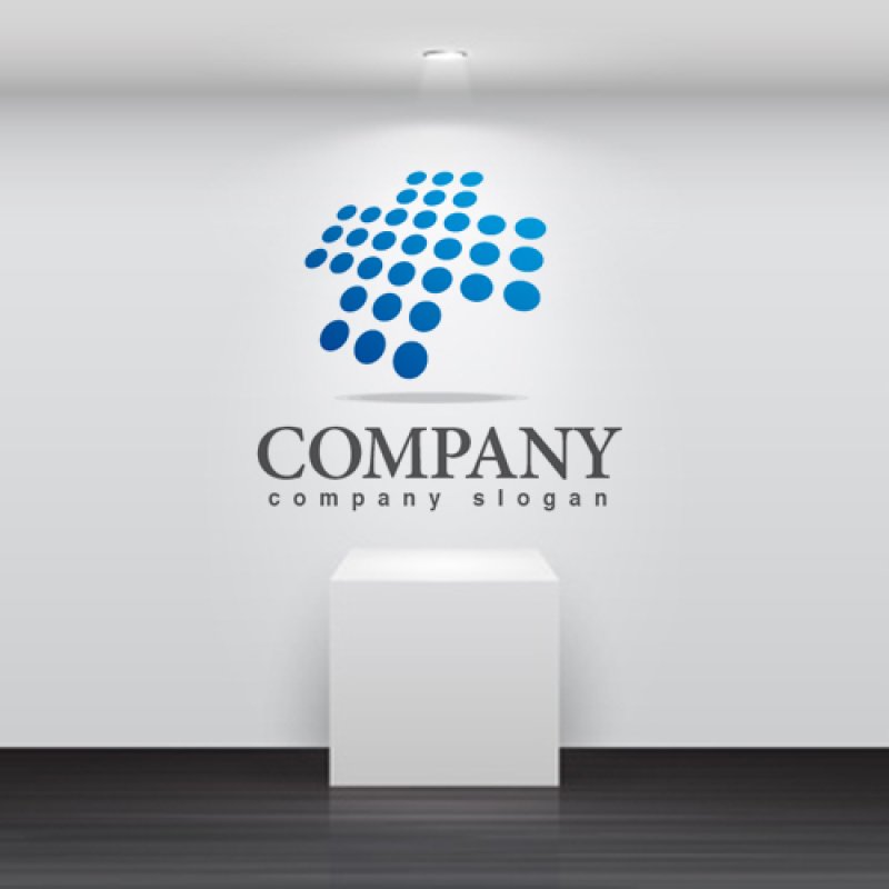 画像2: 点・十字・グラデーション・ロゴ・マークデザイン107 (2)