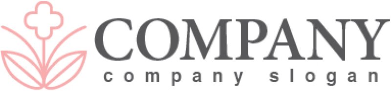 画像5: 十字・花・葉・成長・ロゴ・マークデザイン125 (5)