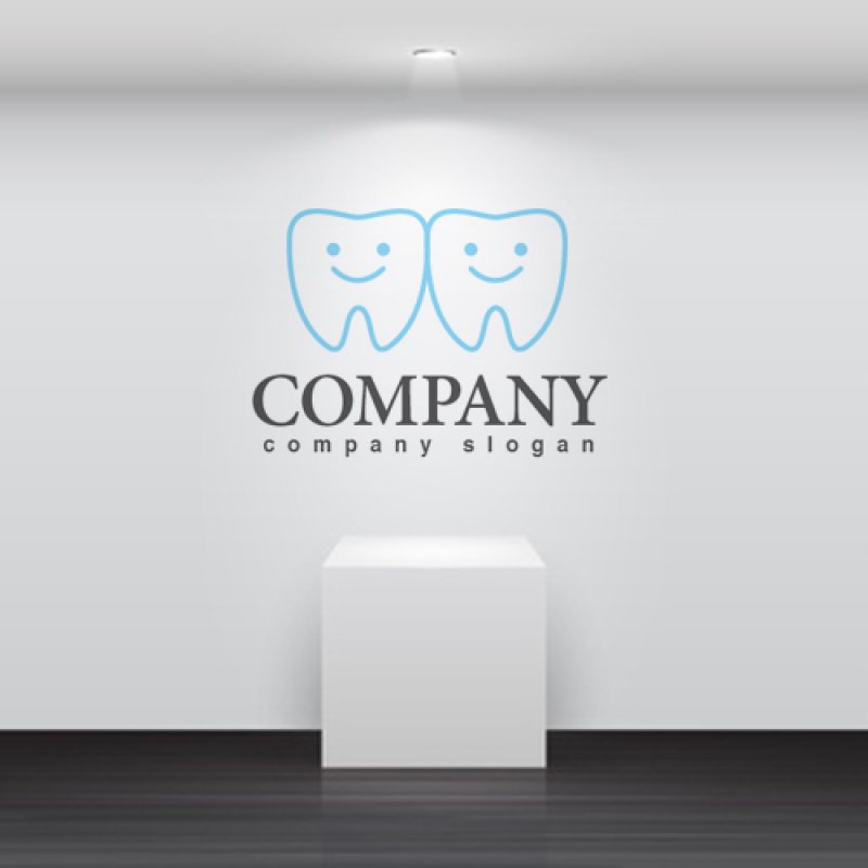 画像2: 歯・歯科・双子・笑顔・ロゴ・マークデザイン130 (2)