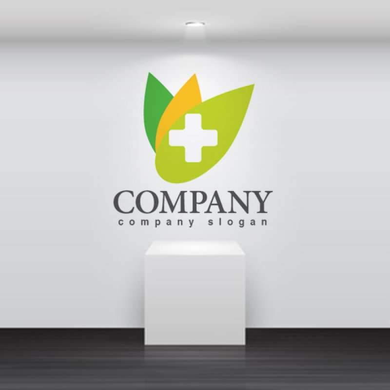 画像2: 十字・葉・ロゴ・マークデザイン136 (2)