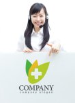 画像3: 十字・葉・ロゴ・マークデザイン136 (3)