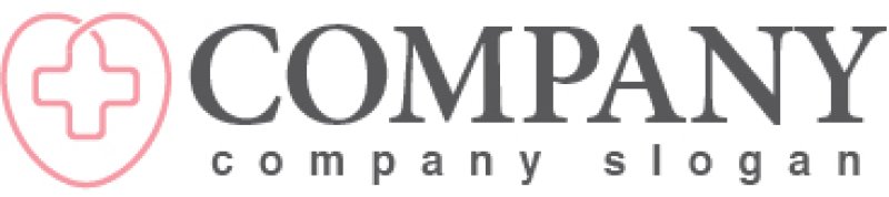 画像6: ハート・十字・線・ロゴ・マークデザイン137 (6)