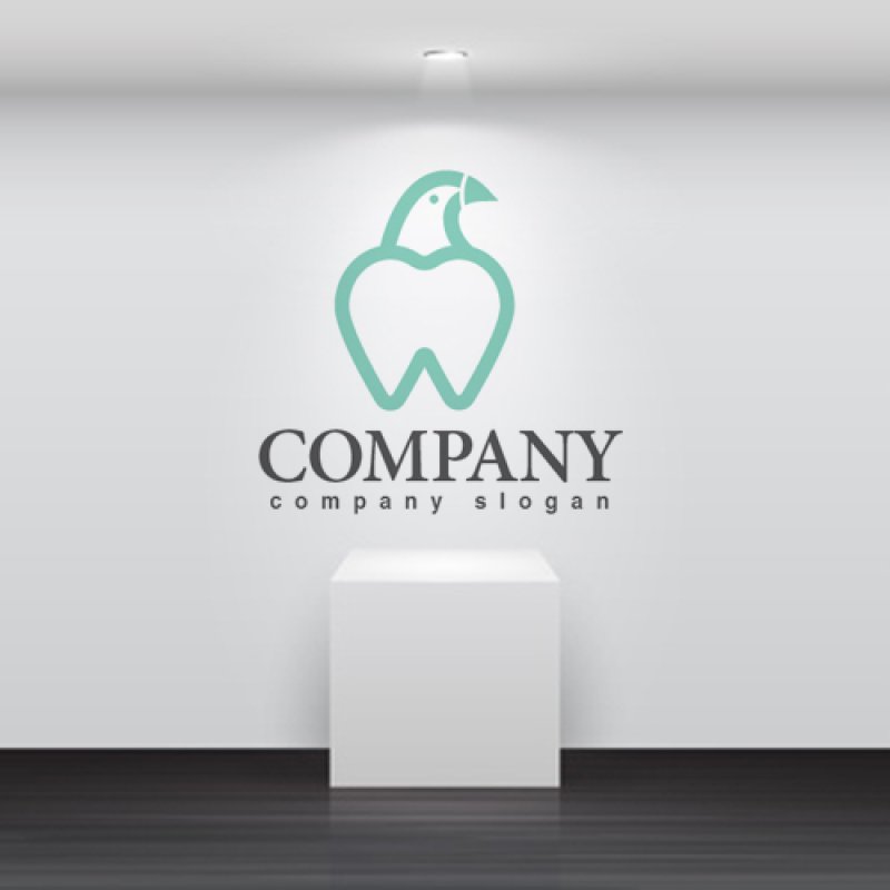 画像3: 歯・歯科・鷹・鳥・ロゴ・マークデザイン148 (3)