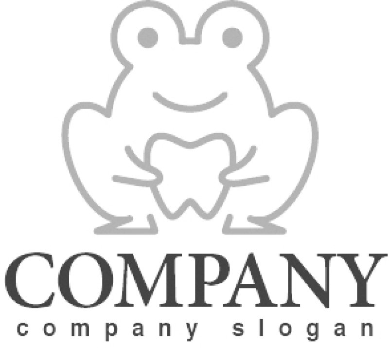 画像5: 歯・歯科・カエル・ロゴ・マークデザイン149 (5)