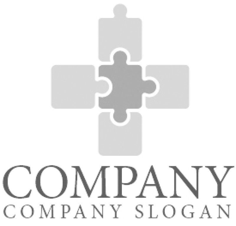 画像5: パズル・十字・人・協力・ロゴ・マークデザイン155 (5)