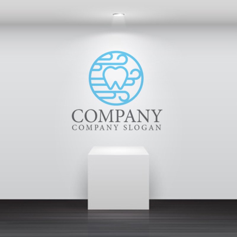 画像4: 歯・風・家紋・輪・ロゴ・マークデザイン163 (4)